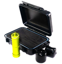 Load image into Gallery viewer, BOMBER CASE - Waterproof Hard Case Pax 2 or 3, Holds Accessories comes with Material Bottle and Rubber End Caps. Smell Proof