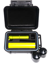 Load image into Gallery viewer, BOMBER CASE - Waterproof Hard Case Pax 2 or 3, Holds Accessories comes with Material Bottle and Rubber End Caps. Smell Proof
