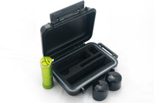 Load image into Gallery viewer, BOMBER CASE - Waterproof Hard Case Pax 2 or 3, Holds Accessories comes with Material Bottle and Rubber End Caps. Smell Proof
