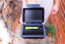 Load image into Gallery viewer, BOMBER CASE - Waterproof Hard Case Pax 2 or 3, Holds Accessories comes with Material Bottle and Rubber End Caps. Smell Proof
